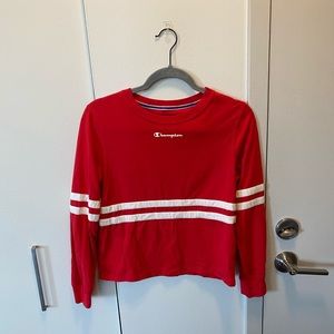 Vintage Champion Cropped Long Sleeve - XS